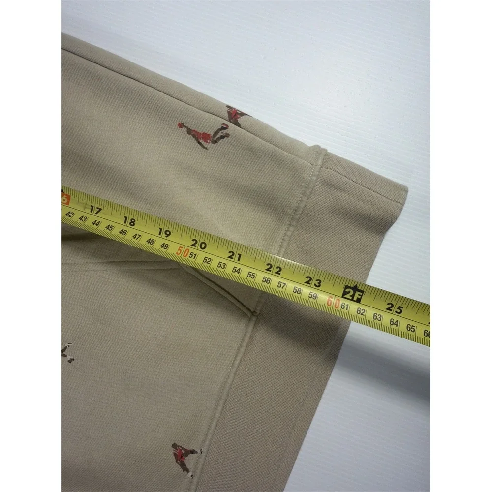 Jordan Air Jordan Beige Jumpman All Over Print Hoodie Size M